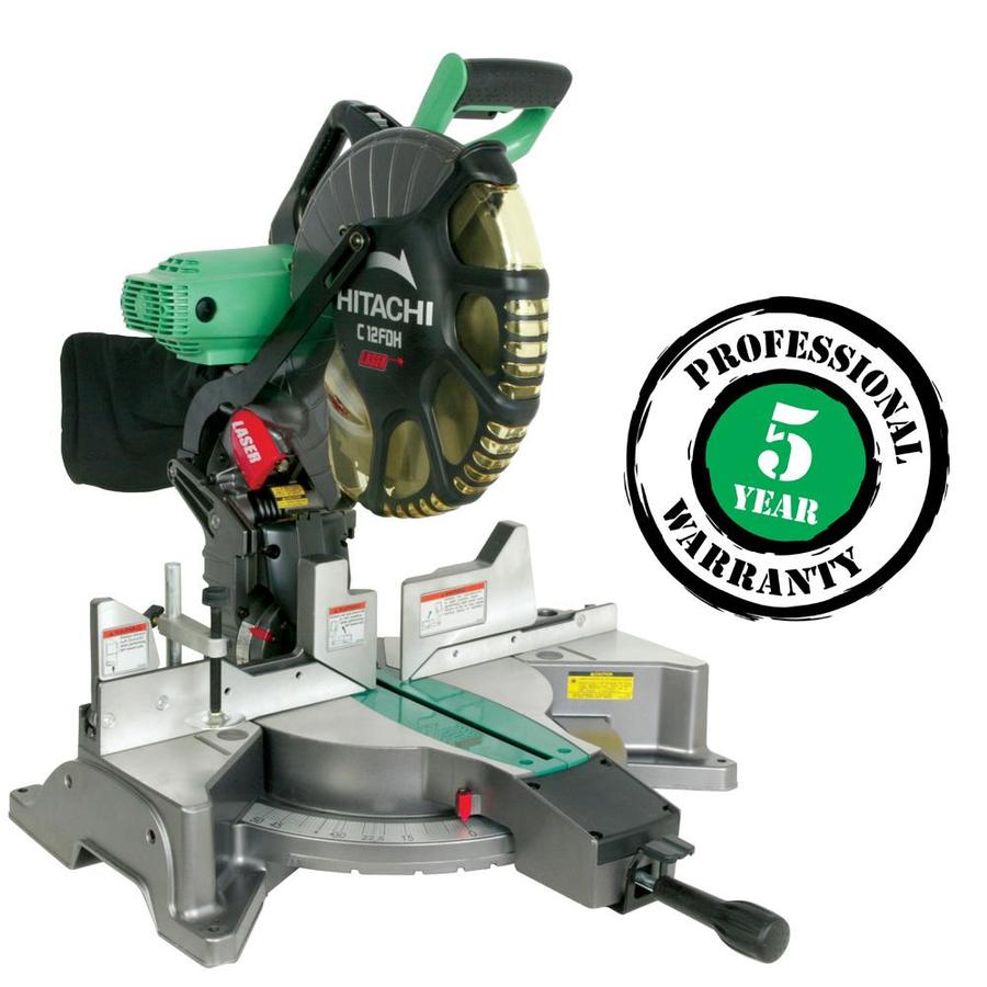 Hitachi C12fdh 12 15 Amp Dual Bevel Laser Compound Miter