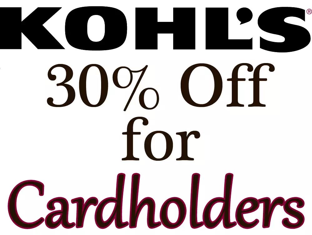 Kohl S Cardholders Coupon For Additional Savings