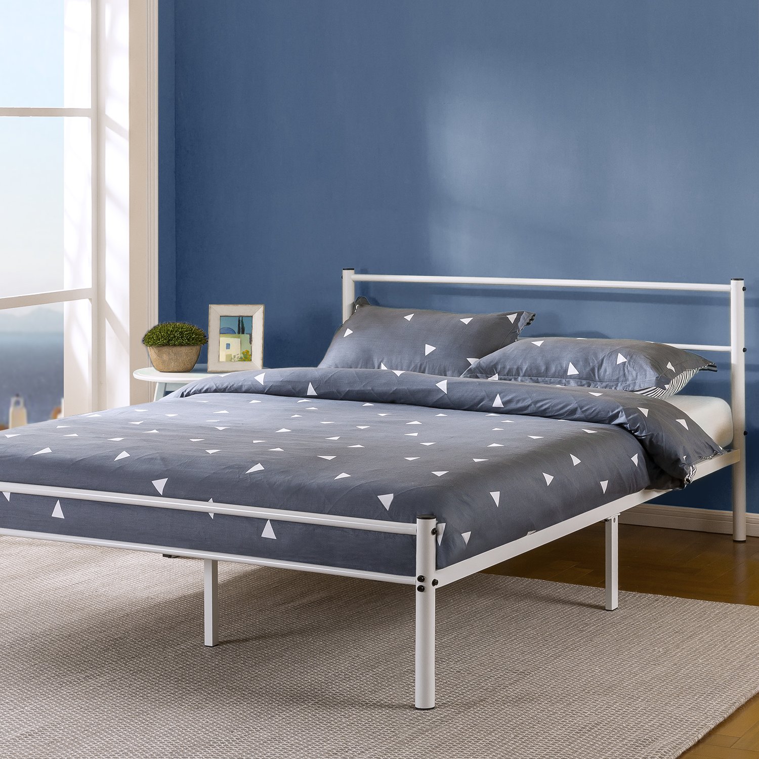 Zinus Geraldine 12 Metal Platform Bed Frame W Headboard