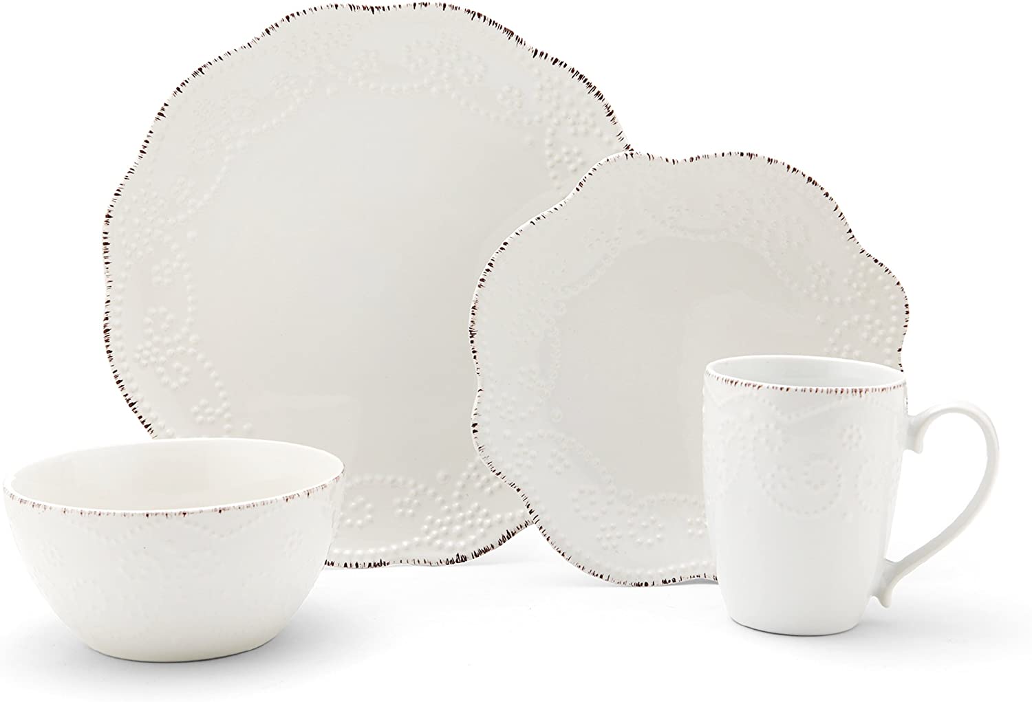 16-Piece Pfaltzgraff Everly Stoneware Dinnerware Set (Service for 4) $39.99 + Free Shipping ~ Macy's