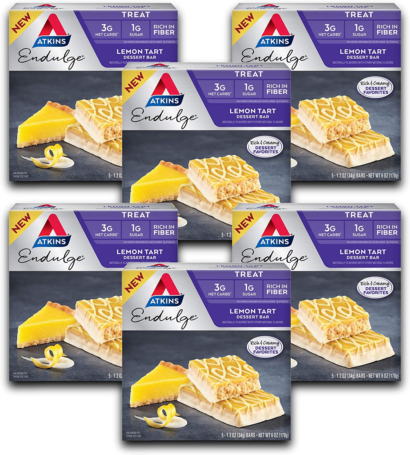 30-Count 1.2-Oz Atkins Endulge Treat Lemon Tart Dessert Bar $11.01 + Free S&H w/ Prime or orders $25+ ~ Amazon