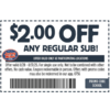 Jersey Mike's $2 off any Regular sub - Expires 8/31/25
