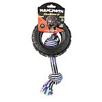 Mammoth Tirebiter II Rubber Tire Dog Toy with Rope, Medium, 5&quot; - $4.66 at Walmart