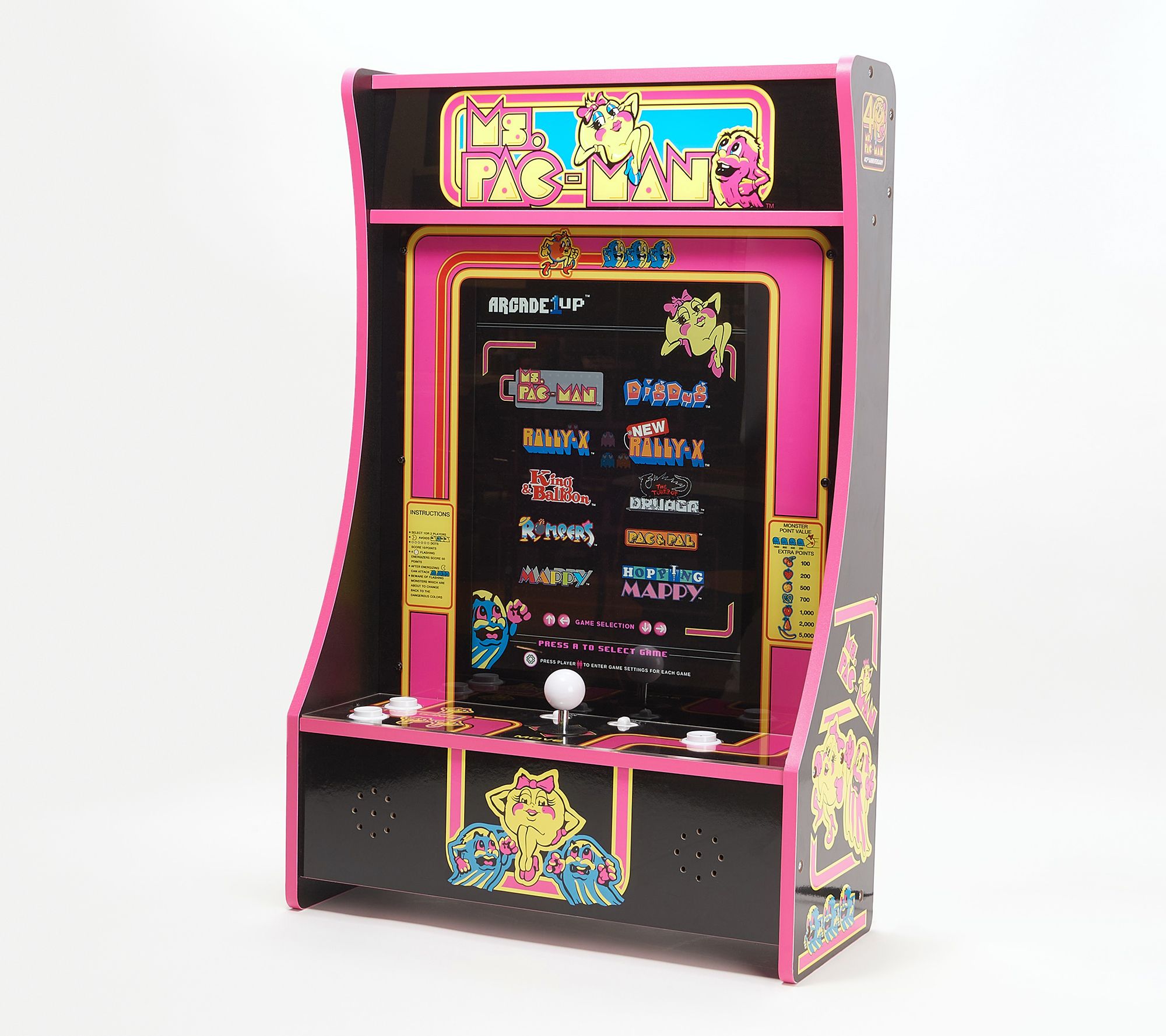 Arcade1Up 10-Game PartyCade Ms. Pac-Man or Super Pac-Man - $121.22 + $9.97 S&H $132