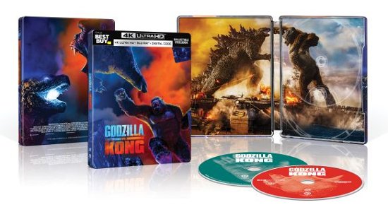 In Stock and (BACK AGAIN) on sale: Godzilla vs. Kong [SteelBook]. YMMV in store: Mortal Kombat [SteelBook], Zack Snyder's Justice League [SteelBook]