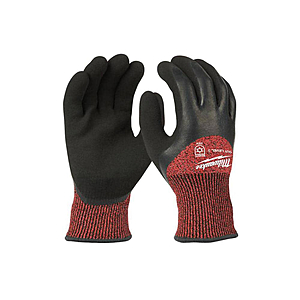 Milwaukee X-Large Red Latex Level 3 Cut Resistant Insulated Winter Dipped Work Gloves 48-22-8923 - $3.98 at Home Depot