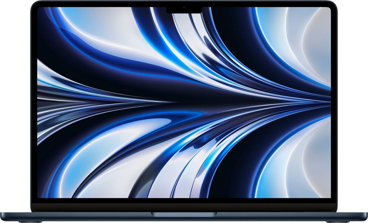 MacBook Air 13.6" Laptop - Apple M2 chip - 8GB Memory - 256GB SSD - Midnight $899 at Best Buy