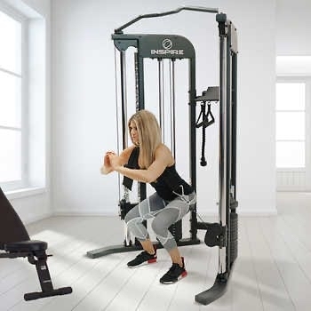 Inspire Fitness FTX Functional Trainer with Bench & 1-Year Inspire Fitness App Subscription Included - $1300