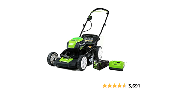 Greenworks Pro 80V 21" Brushless Cordless Lawn Mower, 4.0Ah Battery and 60 Minute Rapid Charger Included - $424