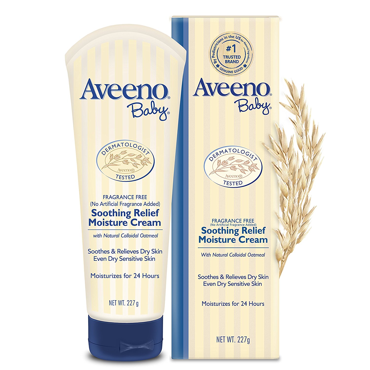 Aveeno Baby Soothing Relief Moisturizing Cream For Dry