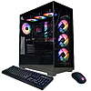CyberPowerPC Gamer Supreme Gaming Desktop, AMD Ryzen 7 9800X3D, NVIDIA GeForce RTX 5070 Ti 16GB, 32GB DDR5, 2TB SSD, Black, SLC7700WST $1899