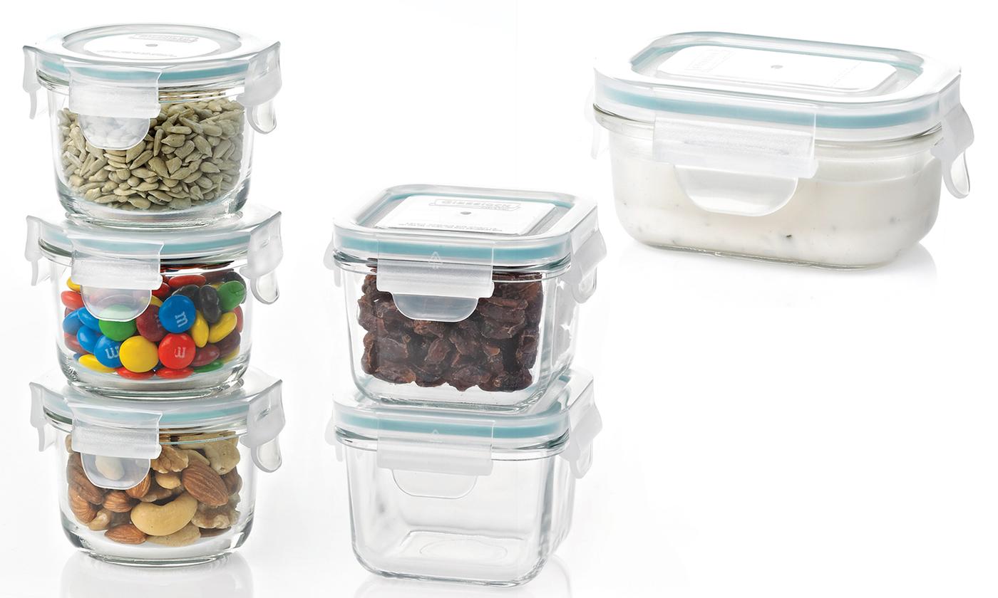 Glasslock Mini Food Storage Container Set (6-Piece) for $4.99