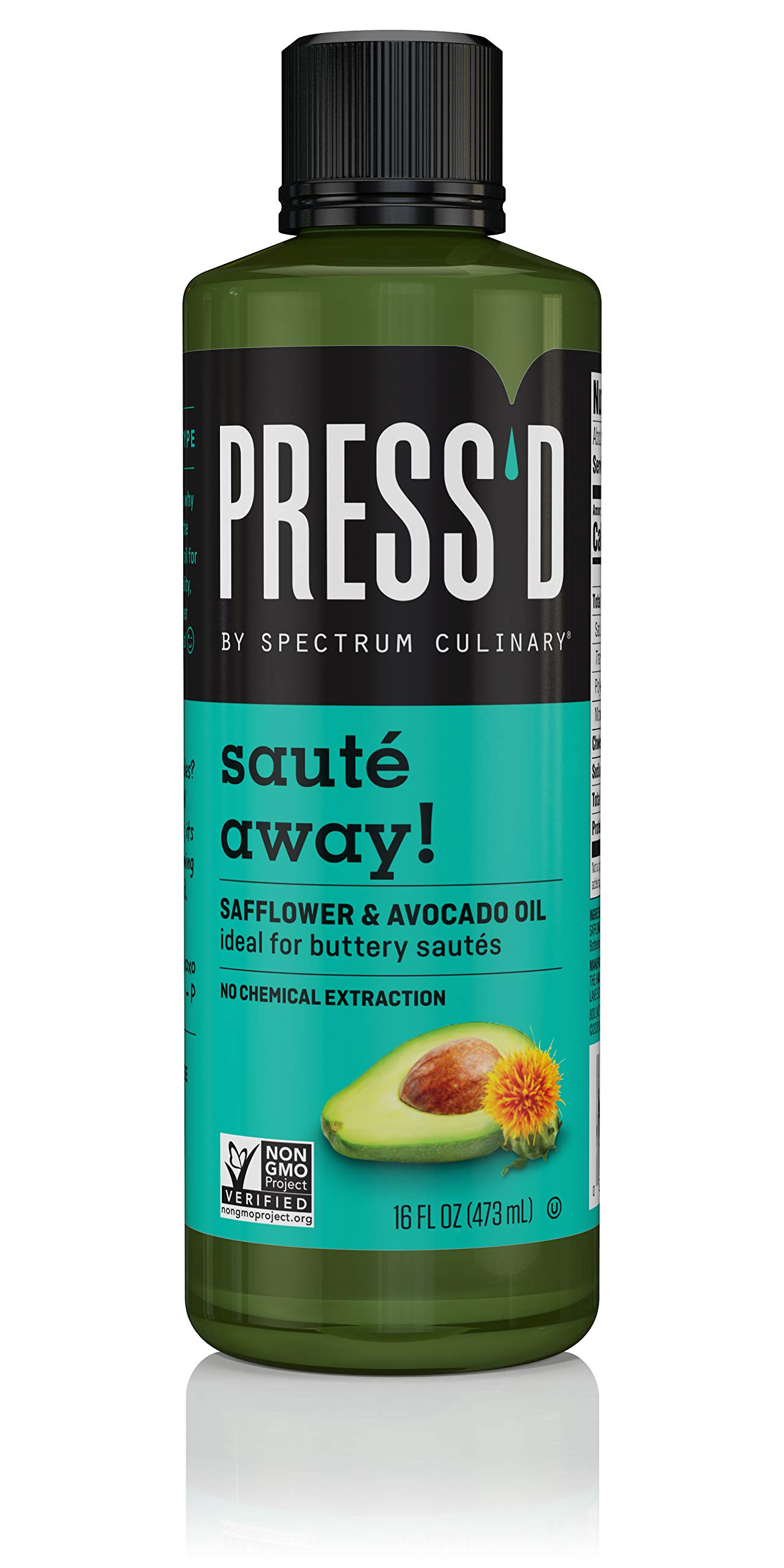 Spectrum Press'd Safflower & Avocado Oil, Sauté Away!, 16 Oz (Pack of 6)  $13.12
