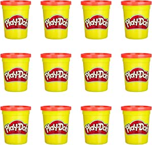 Play-Doh Bulk 12-Pack of Red Non-Toxic Modeling Compound, 4-Ounce Cans $5.99