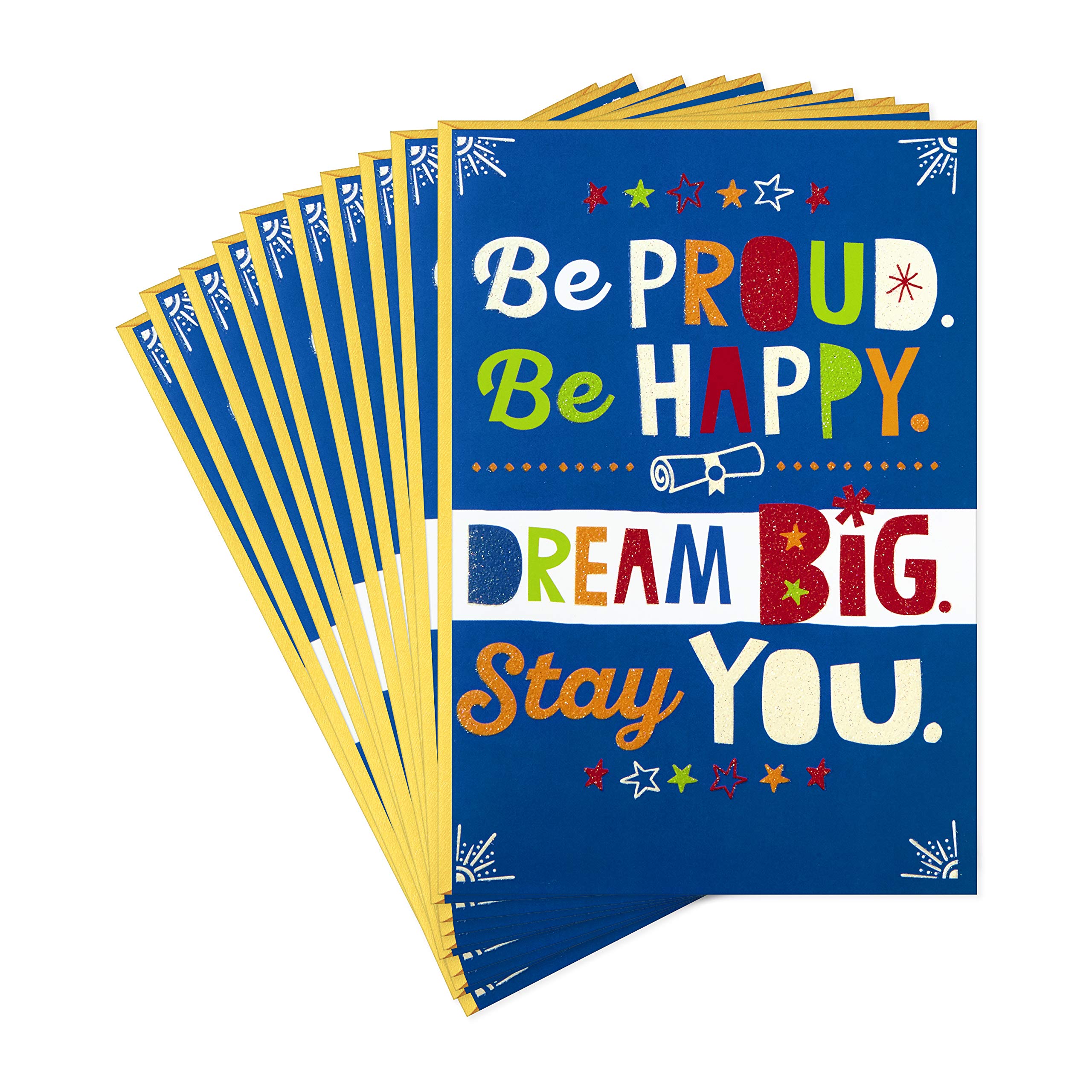 Hallmark pack of 10 graduation cards with envelopes 0 98