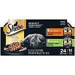 24-Pk 1.32-oz Sheba Perfect Portions Adult Wet Cat Food Trays (Chicken & Turkey) $6.50 (Select Accounts) w/ Subscribe &amp; Save