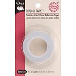 Dritz Adhesive Res Q Tape, 3/4-Inch x 5-Yards, Clear $1 Free Shipping w/ Prime or $35+