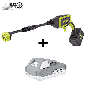 Sun Joe 24V Cordless Power Cleaner Kit Accessories 2.0 Ah