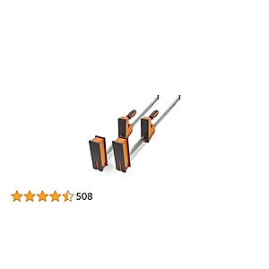 BORA 24" Parallel Clamp Set, 2 Pack of Woodworking Clamps with Rock-Solid, Even Pressure, 571124T - $50.78