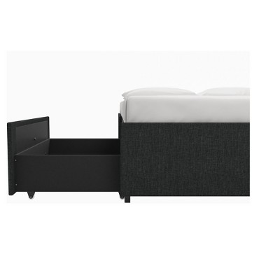 DHP Maven Platform Bed with Under Storage, Queen, Gray Linen - $199 (Walmart.com)