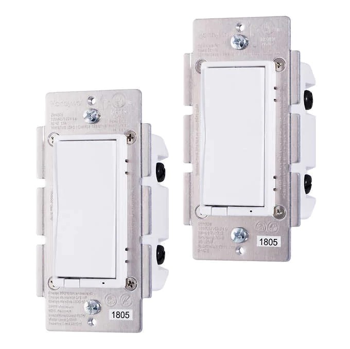 Costco Members Honeywell Z Wave Smart Light Switch 2 Pack 49 99 Including Shipping