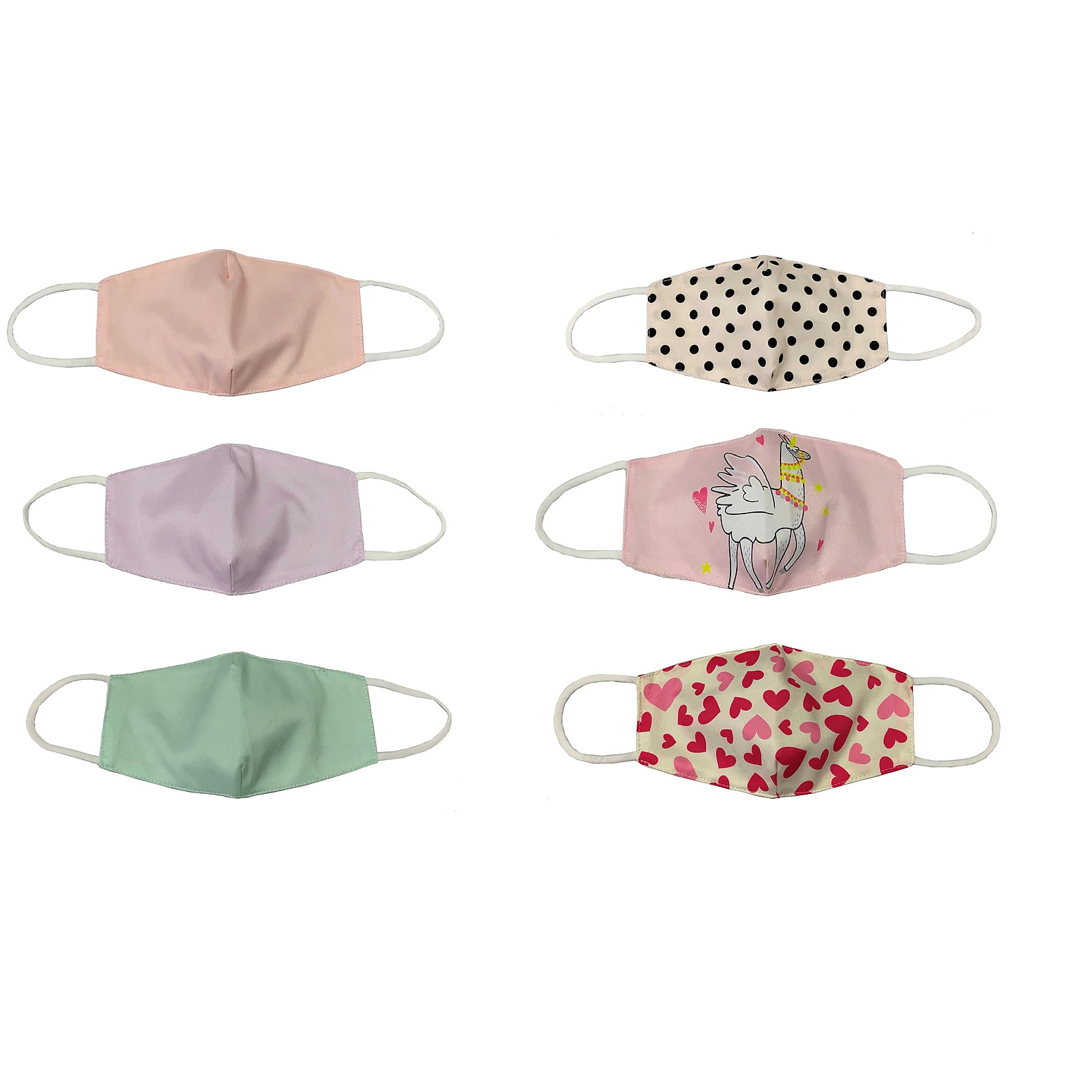 ORLY Reusable Cloth Face Masks for Kids, Elastic Strap, Pastel Colors, Assorted Designs, 24/Pack $14.11