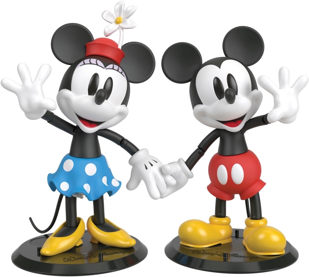 Disney D100 Celebration Pack Collectible Action Figures Minnie Mouse & Mickey Mouse HPB33 - $15.99