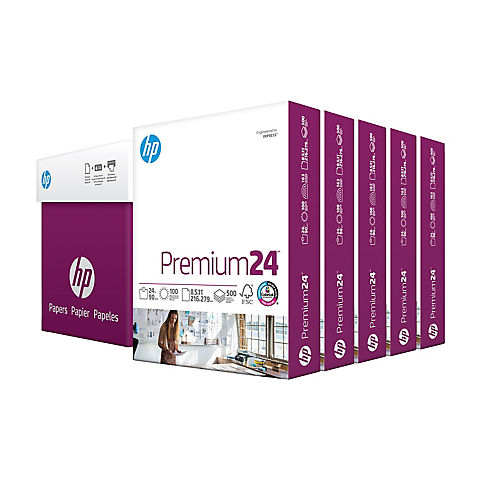 HP Premium24 Printing Paper, 2500 sheets $14.98