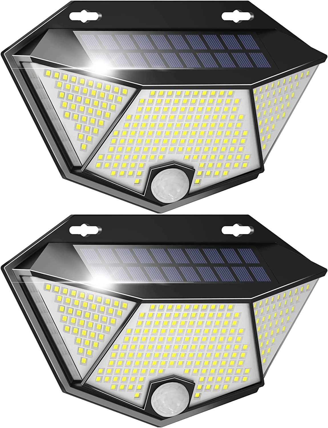 Otdair 308 LED Solar Lights Outdoor, Solar Motion Lights with 3 Lighting Modes, IP65 Waterproof Solar Security Light, Solar Wall Light $11.99