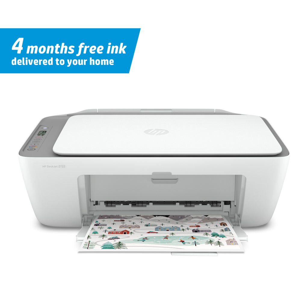 HP DeskJet 2722 All-in-One Wireless Color Inkjet Printer