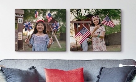 1, 2, or 3 16"x20" Personalized Premium Canvas Wraps from Canvas on Demand (Up to 89% Off). Free Shipping. - $34.99