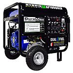DuroMax 10000 Watt Hybrid Dual Fuel Portable Gas Propane Generator $500 + Free Shipping