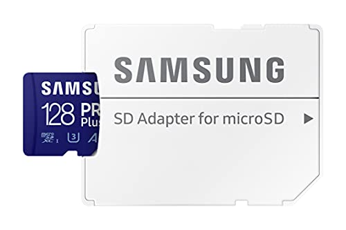 SAMSUNG PRO Plus + Adapter 128GB microSDXC Up to 160MB/s UHS-I, U3, A2, V30 16.99@Amazon.com $16.99