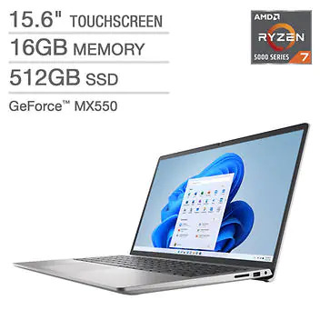 Dell Inspiron 15.6" Touchscreen Laptop - AMD Ryzen 7 5825U - GeForce MX550 - 1080p - Windows 11 $709.98