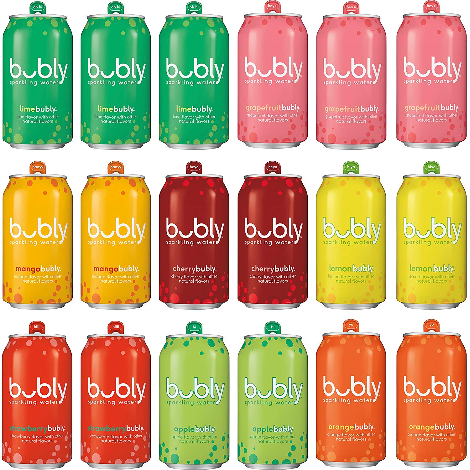 18-Pack of 12oz Bubly Sparkling Water (Variety Pack) - Slickdeals.net
