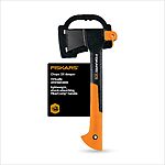 Fiskars X7 Hatchet - Wood Splitter for Small to Medium Size Kindling with Proprietary Blade-Grinding Technique - Lawn and Garden - Orange/Black $26.34