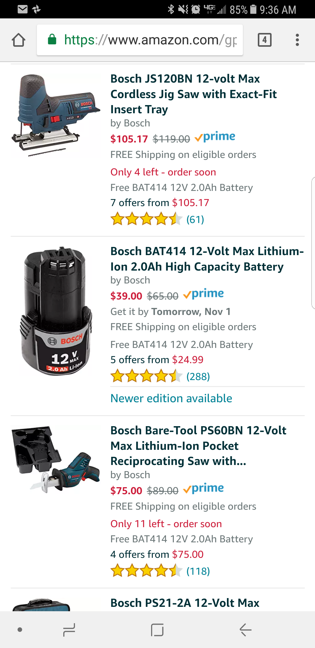 Select Bosch 12v Max Tools With Free Bat414 Battery Promotion On