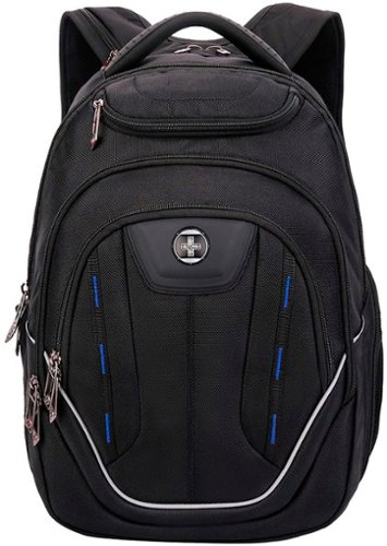 Best Buy: Swissdigital Design - Terabyte TSA-friendly Backpack with USB Charging port/RFID protection and fits up to 15.6" laptop - Black MSRP $99.99 now $64.99 + FS