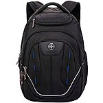 Best Buy: Swissdigital Design - Terabyte TSA-friendly Backpack with USB Charging port/RFID protection and fits up to 15.6&quot; laptop - Black MSRP $99.99 now $64.99 + FS