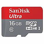 SanDisk Ultra 16GB microSDHC UHS-I Class 10: $5.58 Amazon add-on item (lowest price)