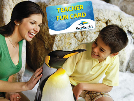 SeaWorld - Free Annual Pass + 2 Single Guest Passes for Teachers in CA + AZ,  FL Annual Card Only, TX possibly included