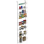 Amazon.com: ClosetMaid 1233 Adjustable 8-Tier Wall and Door Rack, 77-Inch Height X 18-Inch Wide,white : Home &amp; Kitchen $30.59