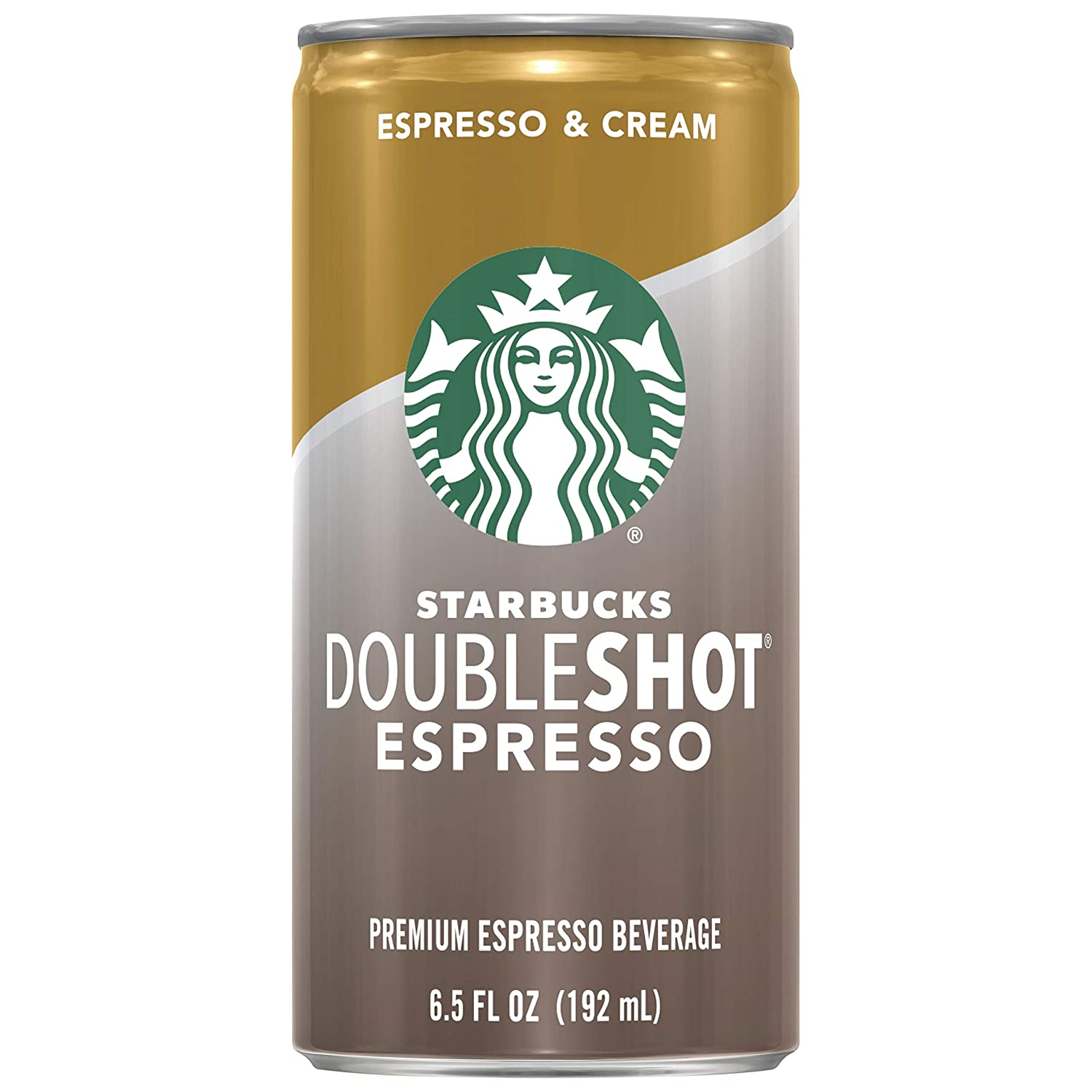 Amazon.com : Starbucks Doubleshot, Espresso + Cream, 6.5 Ounce, 12 Pack : Energy Drinks : Grocery & Gourmet Food $14.97