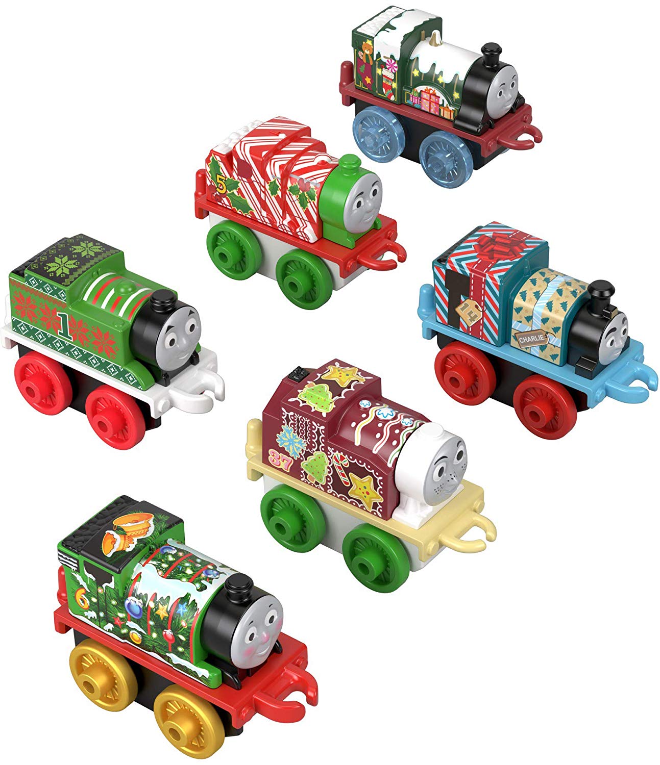 Thomas & Friends Fisher-Price MINIS, Advent Calendar [2018] (24 mini trains) $17.99 at Amazon