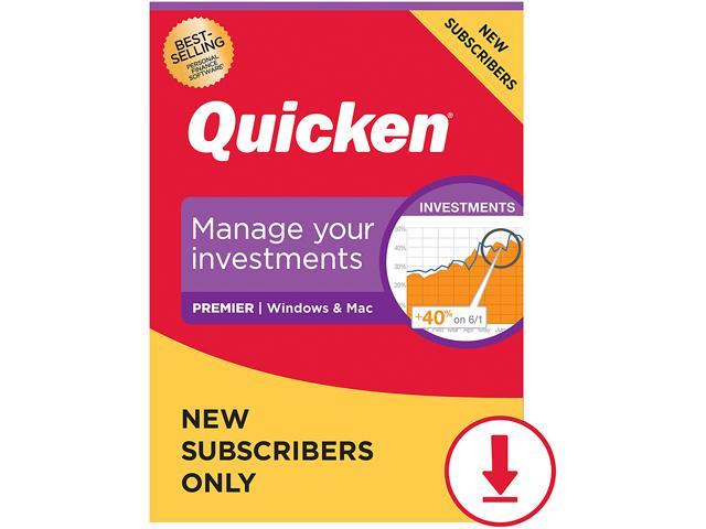 Quicken Premier 2021 - 1 year subscription - $29.09 after code, 9/21 only - Windows/Mac download, new subscribers only - Newegg
