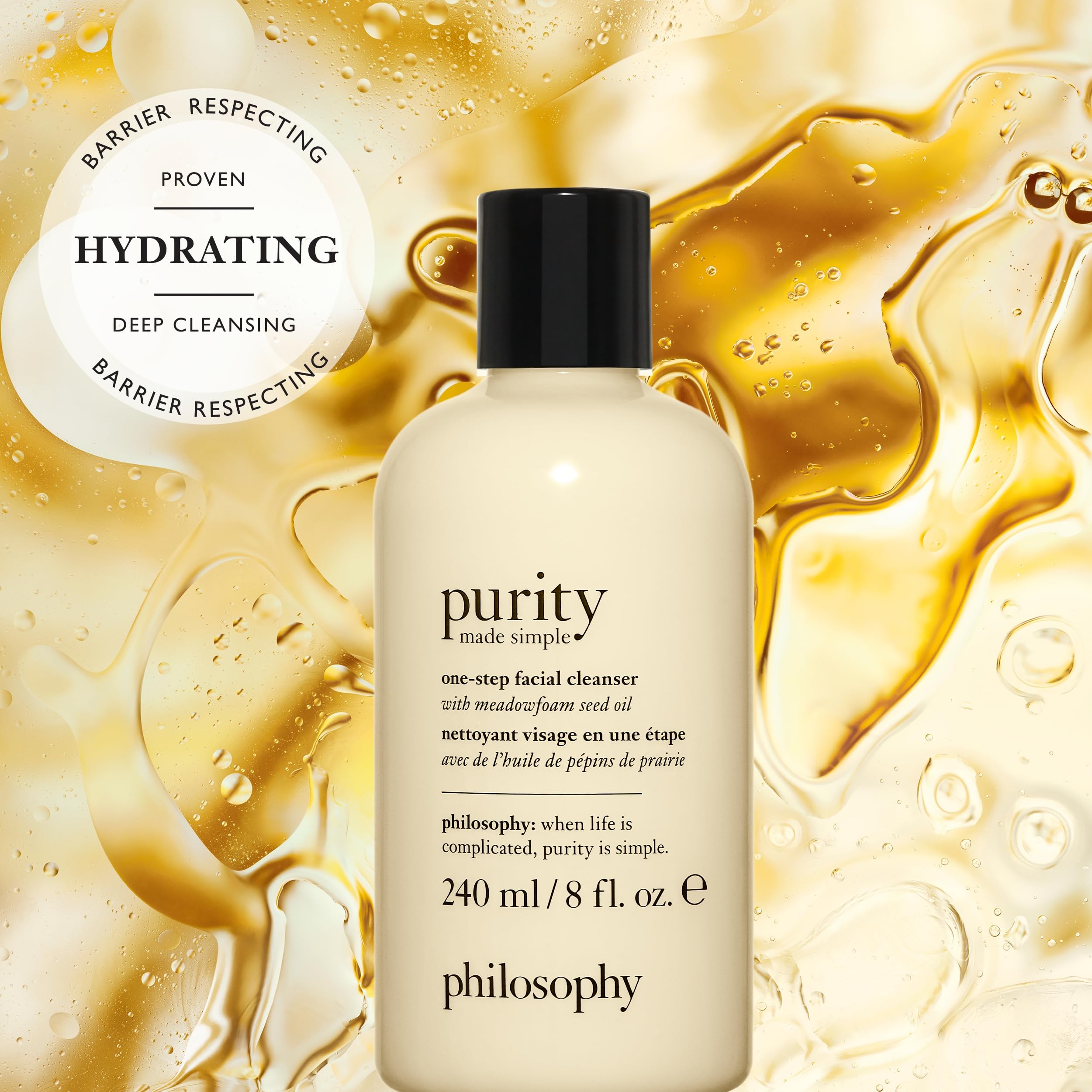 philosophy purity made simple one-step facial cleanser, 3 oz $7 - Amazon