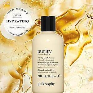philosophy purity made simple one-step facial cleanser, 3 oz $  7