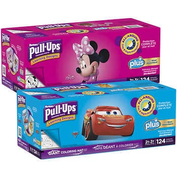 Huggies Pull-Ups Plus Training Pants for Boys or Girls [Costco online] $27.49 (after discount)