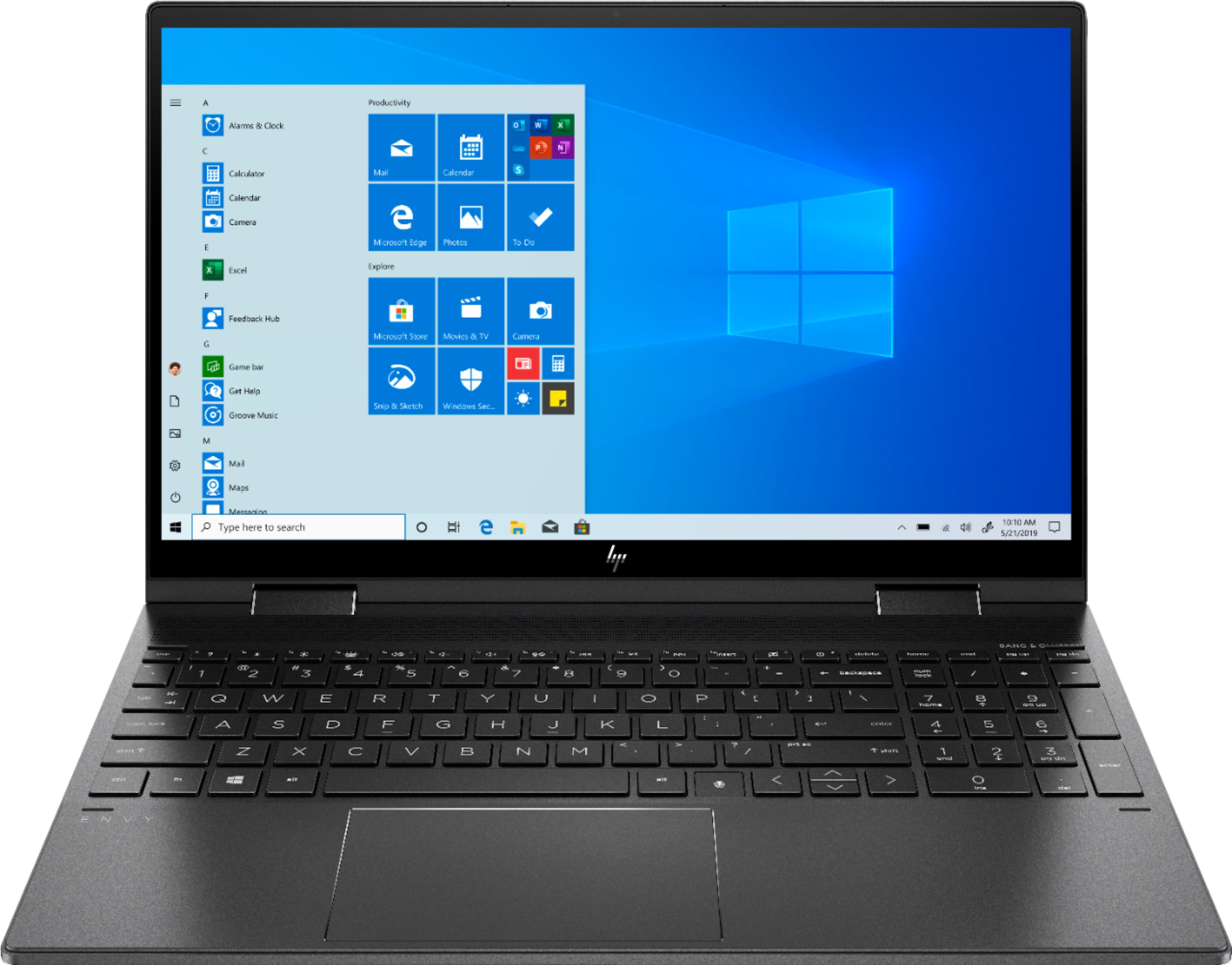 HP - ENVY x360 2-in-1 15.6" Touch-Screen Laptop - AMD Ryzen 7 - 8GB Memory - 512GB SSD - Nightfall Black $699.99