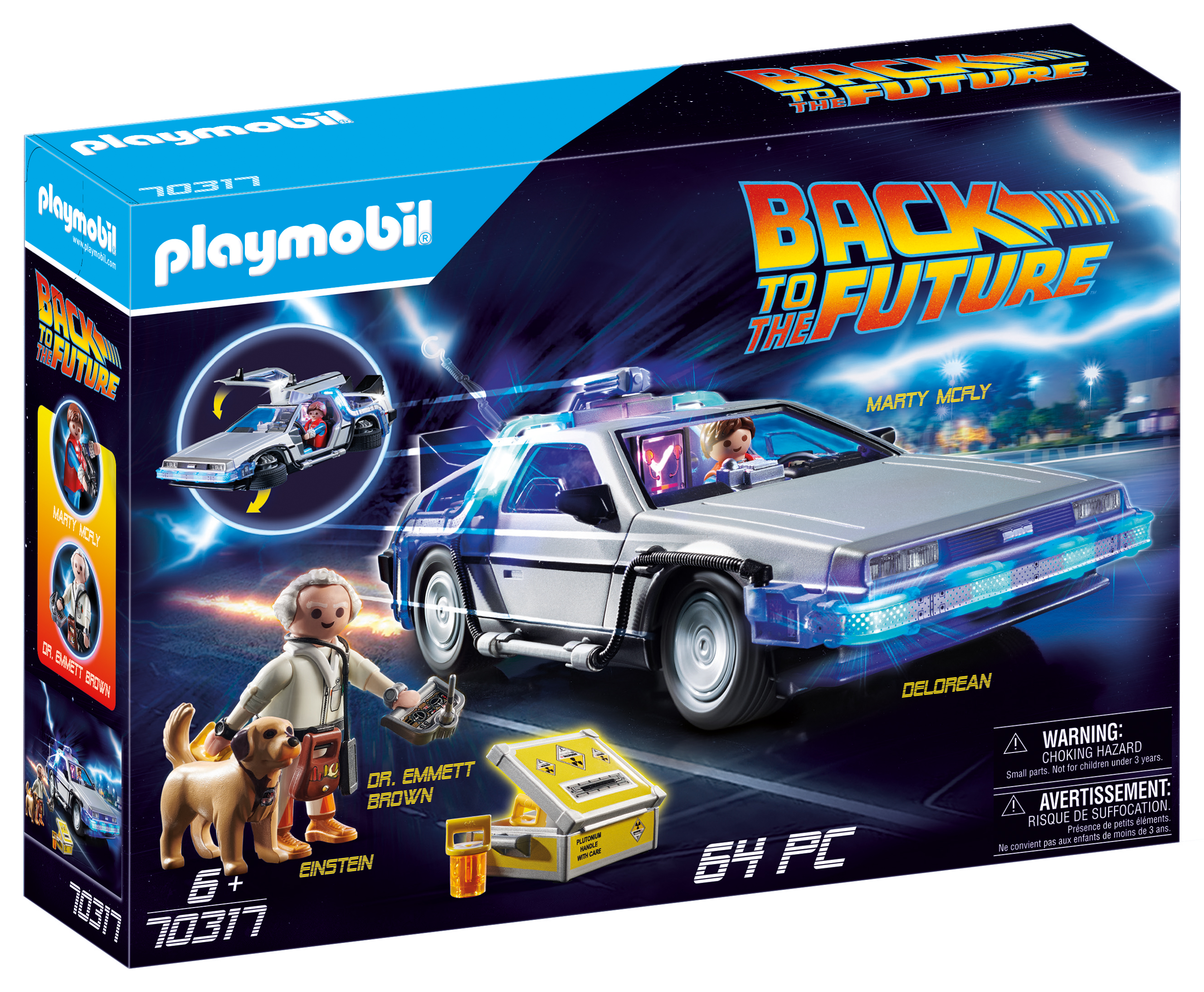 PLAYMOBIL Back to the Future DeLorean Vehicle Playset $37.82